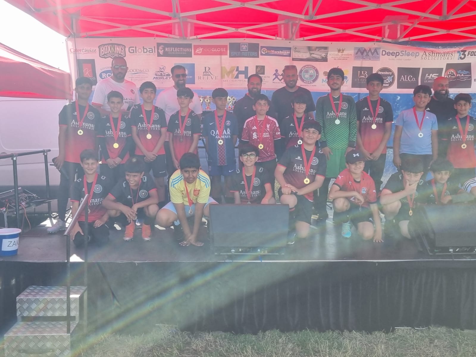 Dewsbury West u10s Jaguars team photo