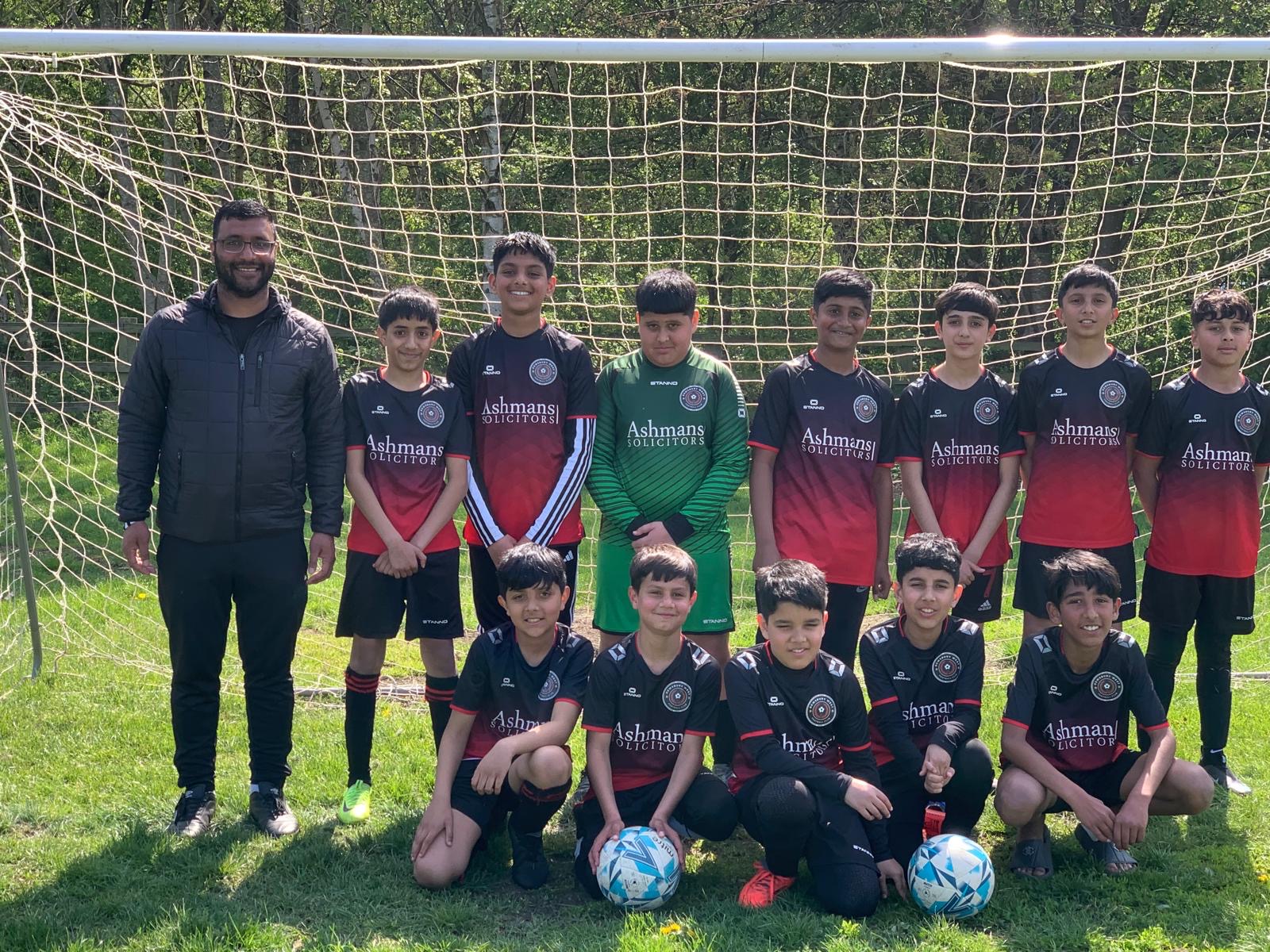 Dewsbury West u13s Jaguars team photo